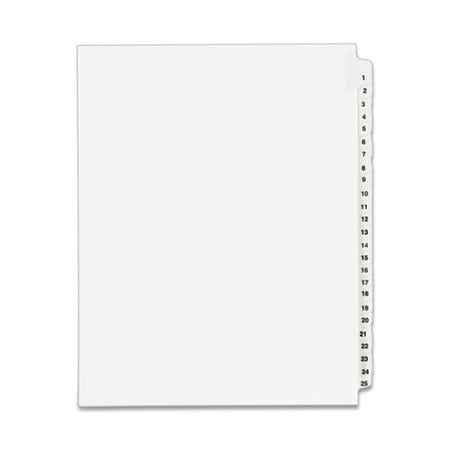 Avery Dennison INDEX DIVIDERS, EXHIBIT 1-25, SIDE TAB,  01330